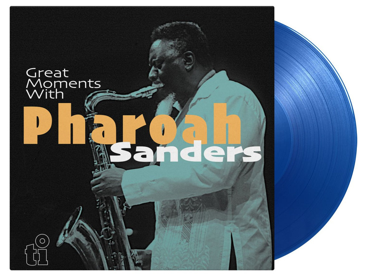 Pharoah Sanders – Great Moments With Pharoah Sanders  2 x Vinyle, LP, Compilation, Edition Limitée, Numéroté, Réédition, Stéréo, Bleu translucide, 180gr