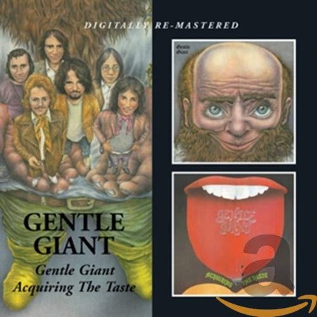 Gentle Giant – Gentle Giant / Acquiring The Taste  2 x CD, Album, Réédition, Compilation, Remasterisé