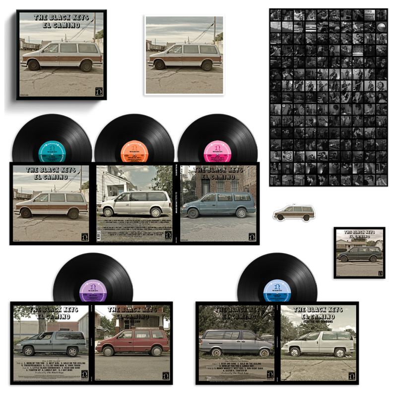 The Black Keys – El Camino  5 x Vinyle, LP, Remasterisé + Livre + Poster, Coffret, Édition Super Deluxe, Édition Limitée