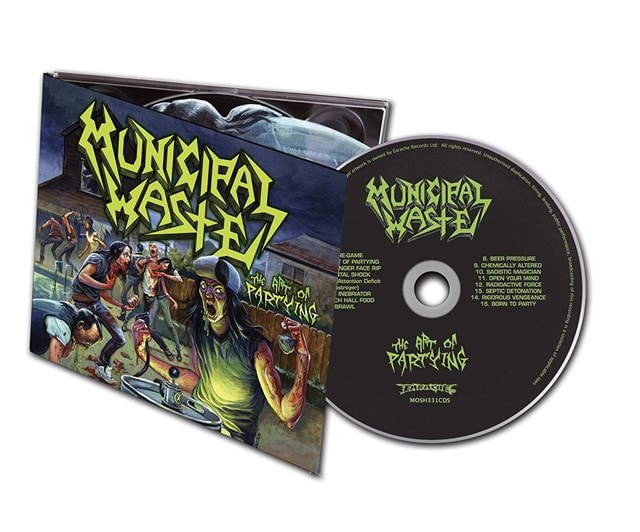 Municipal Waste – The Art Of Partying  CD, Album, Repress, Digipak