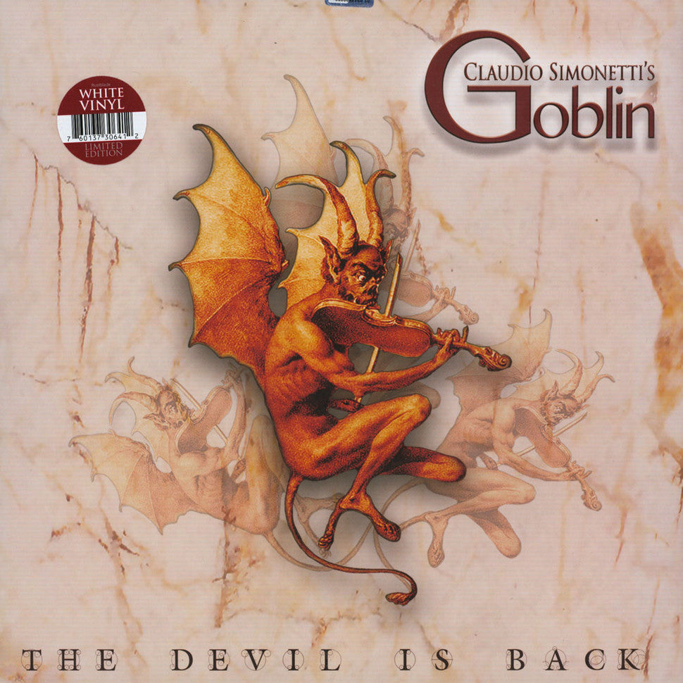 Claudio Simonetti's Goblin – The Devil Is Back  Vinyle, LP, Album, Édition Limitée, Stéréo, Blanc