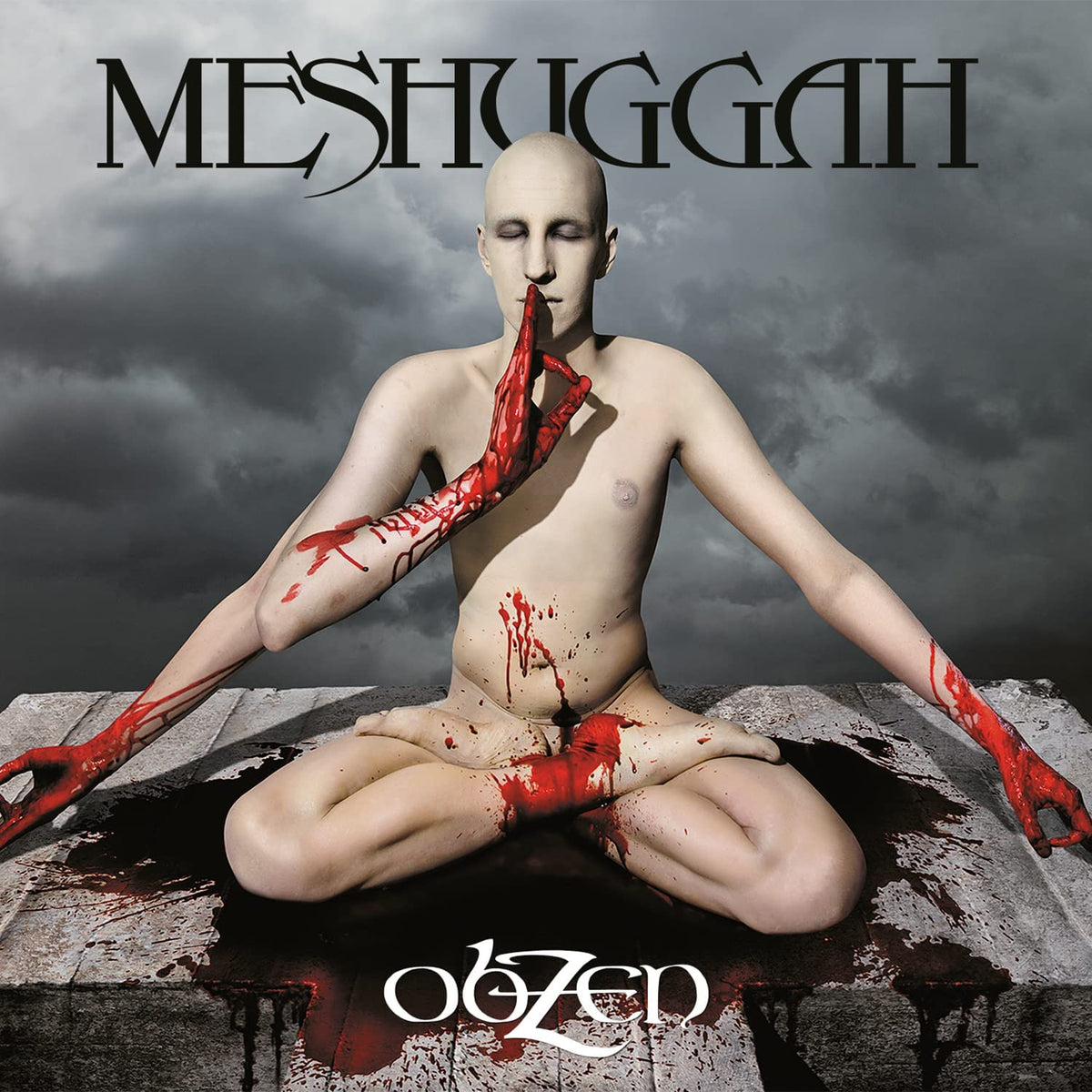 Meshuggah – obZen 2 x Vinyle, LP, Album, Édition Limitée, Réédition, Remasterisé, 15e Anniversaire, White Black Blue Marbled