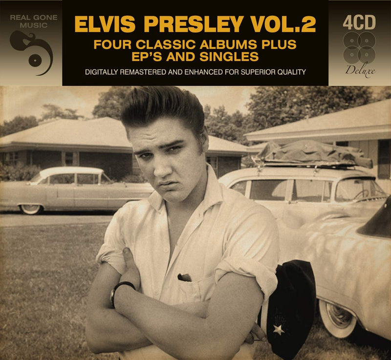 Elvis Presley – Elvis Presley Vol. 2 (Four Classic Albums Plus EP's And Singles)  4 x CD, Compilation, Remasterisé