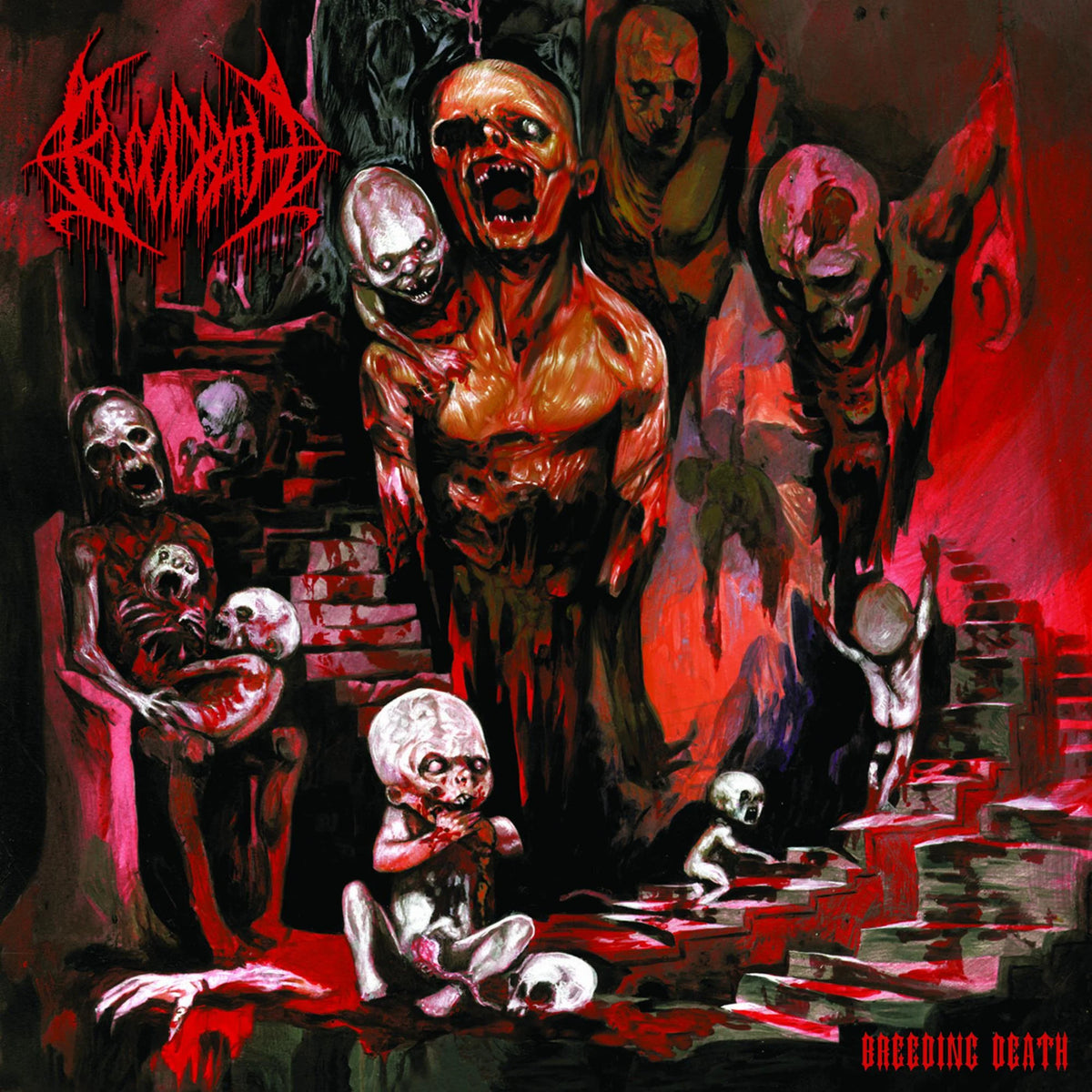 Bloodbath – Breeding Death  Vinyle, 12", EP, Réédition