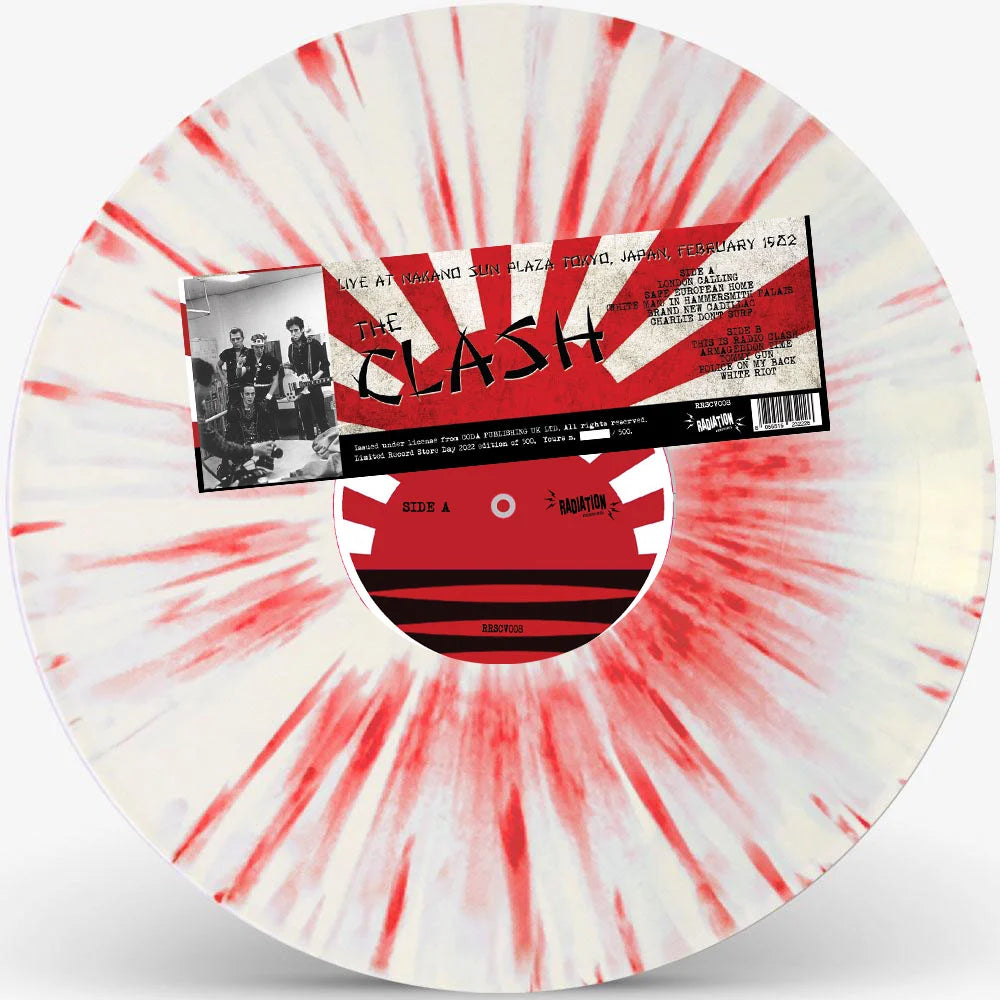 The Clash – Live At Nakano Sun Plaza  Vinyle, LP, Édition limitée, Numéroté, Marbré