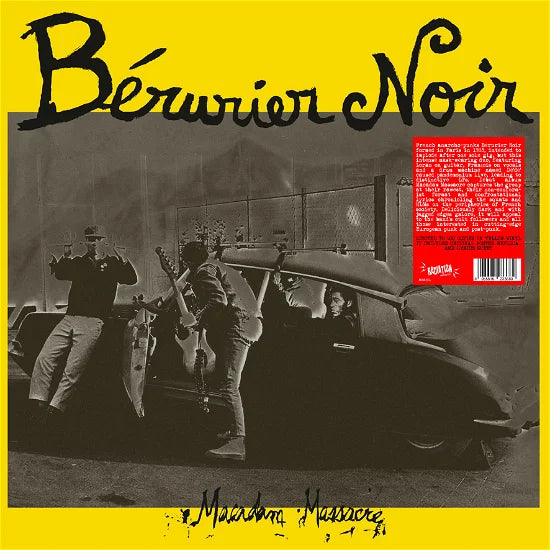 Berurier Noir - Macadam Massacre Vinyle, LP, Édition Limitée, Yellow