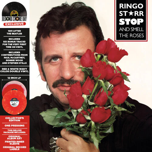 Ringo Starr - Stop And Smell The Roses 2 x Vinyle, LP, Album, Red & White