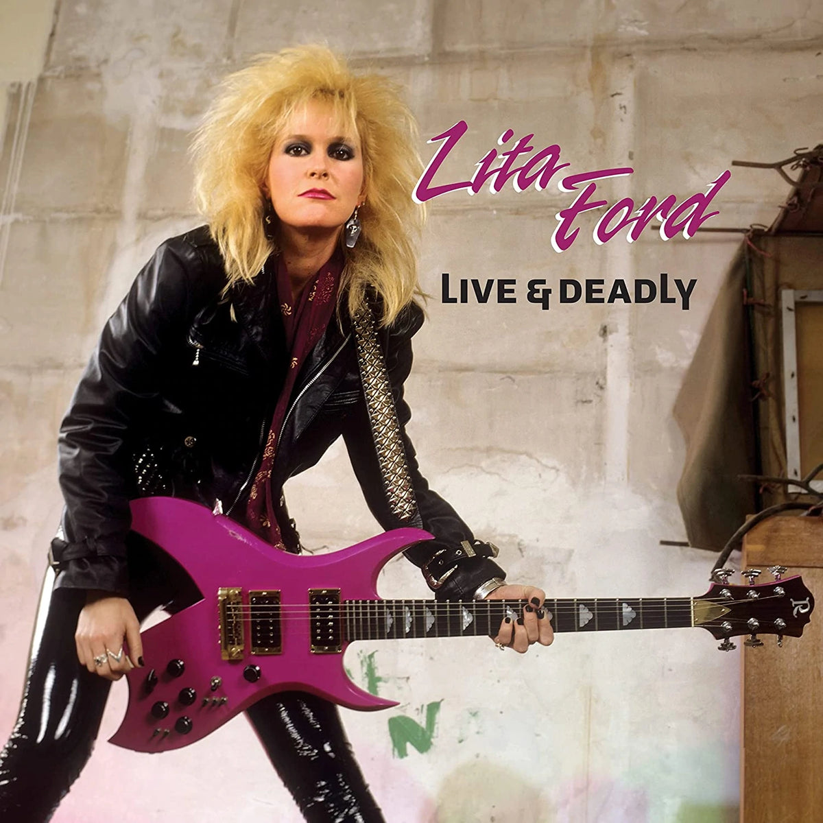 Lita Ford – Live & Deadly  Vinyle, LP, Album, Violet
