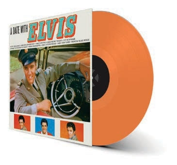 Elvis Presley – A Date With Elvis  Vinyle, LP, Compilation, Édition Limitée, Réédition, Orange