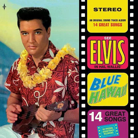 Elvis – Blue Hawaii  Vinyle, LP, Réédition, Stéréo +  Vinyle, 7", 45 RPM, EP, Single, Réédition, Jaune