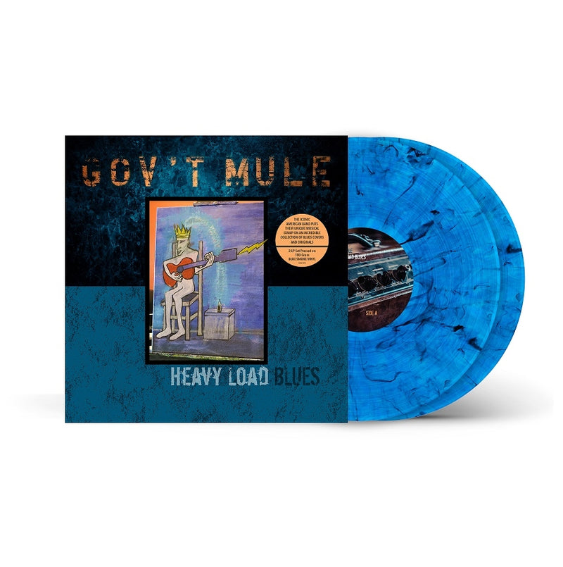 Gov't Mule - Heavy Load Blues  2 x Vinyle, LP, Album, 180g, Bleu Smoke
