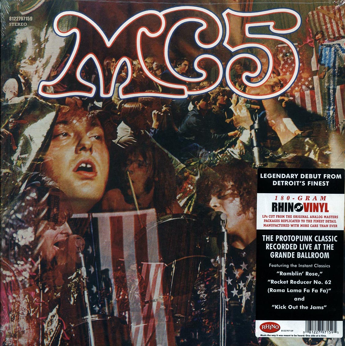 MC5 – Kick Out The Jams  Vinyle, LP, Album, Réédition, 180 Grammes