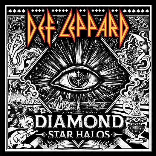 Def Leppard – Diamond Star Halos  2 x Vinyle, LP, Album, Édition Limitée, Transparent