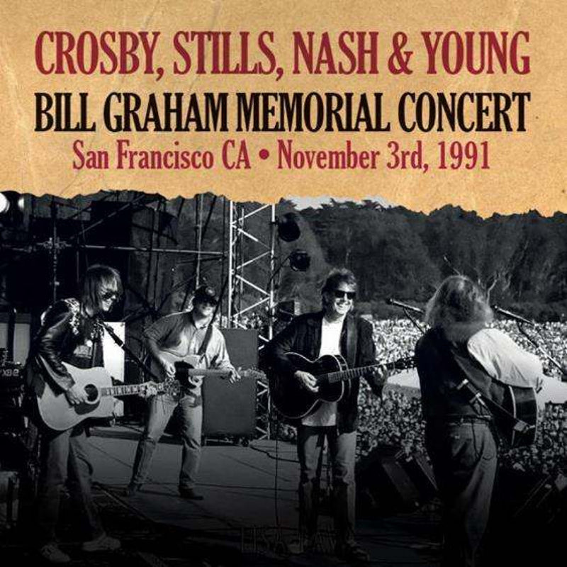 Crosby, Stills, Nash & Young - Bill Graham Memorial Concert San Francisco CA, November 3rd, 1991  Vinyle, LP
