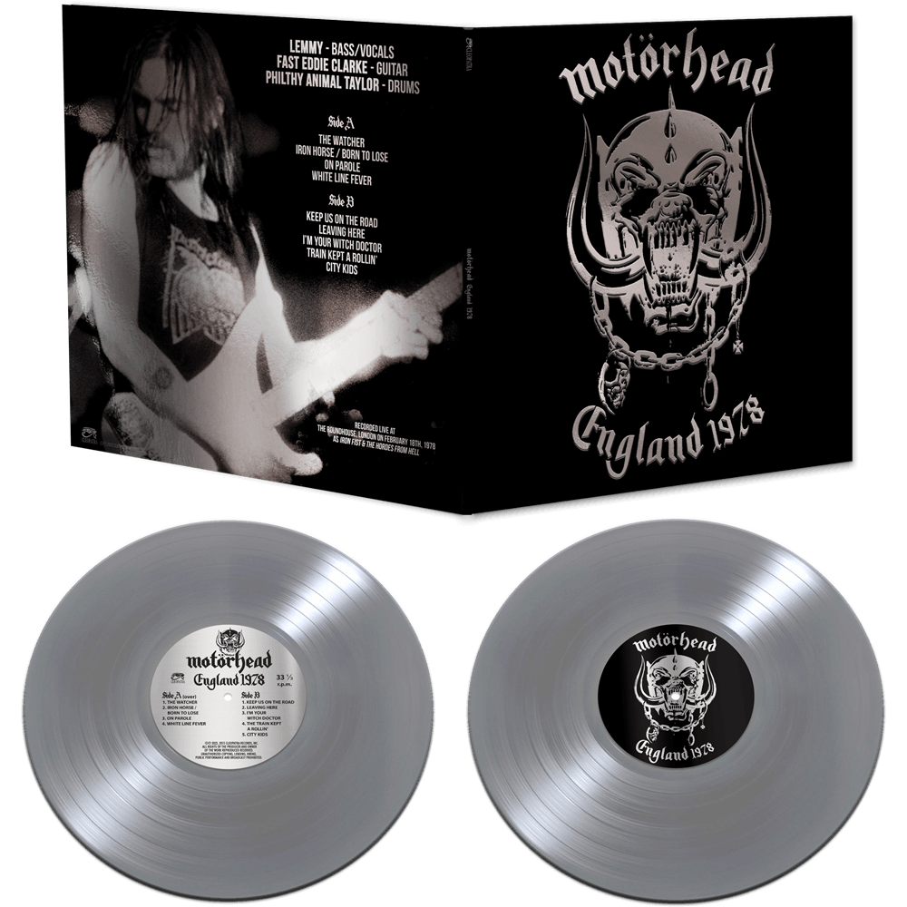 Motorhead - England 1978  Vinyle, LP, Édition Limitée, Silver