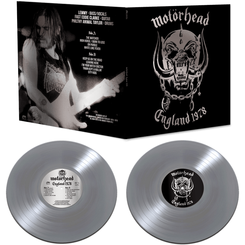 Motorhead - England 1978  Vinyle, LP, Édition Limitée, Silver