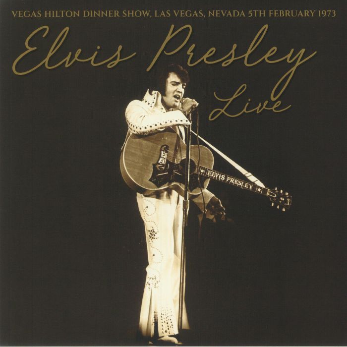 Elvis Presley – Elvis Presley Live (Vegas Hilton Dinner Show, Las Vegas, 5th February 1973) Vinyle, LP, Édition Limitée, Numéroté, Blanc