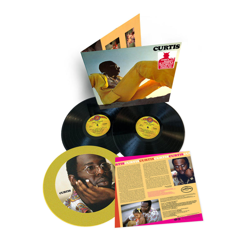 Curtis Mayfield ‎– Curtis  2 × Vinyle, LP, Album, Édition Deluxe, Réédition