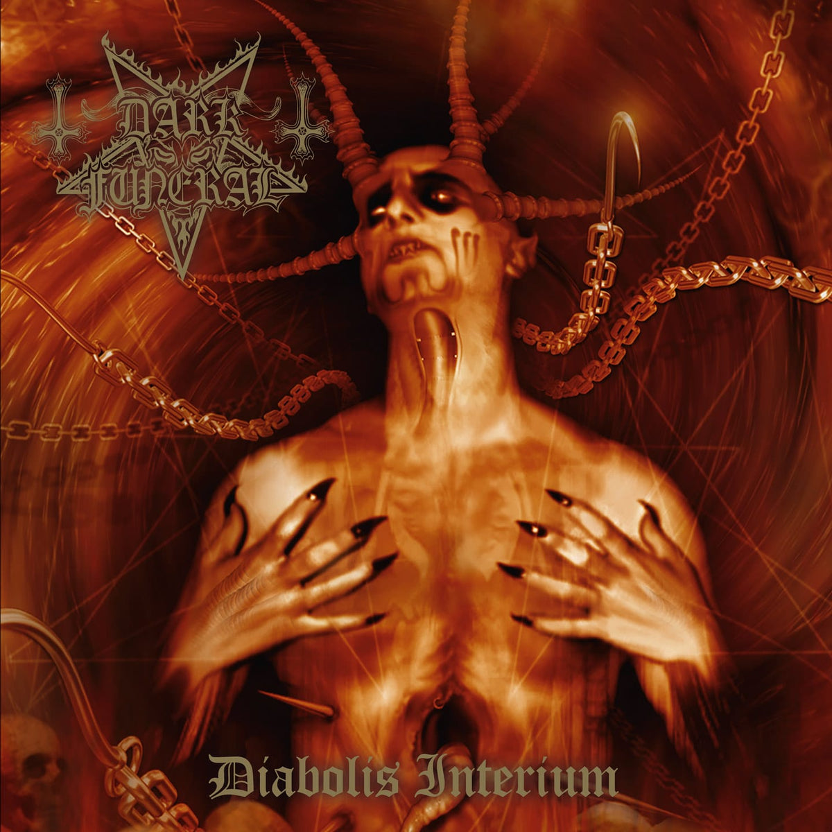 Dark Funeral – Diabolis Interium  2 x Vinyle, LP, Album, Édition Limitée, Réédition, Orange & Black Marble
