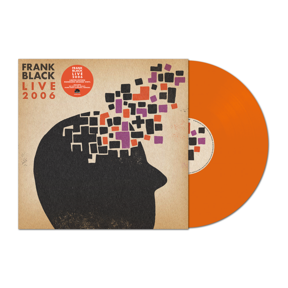 Frank Black - Live 2006 Vinyle, LP, Édition Limitée, Orange Mandarin