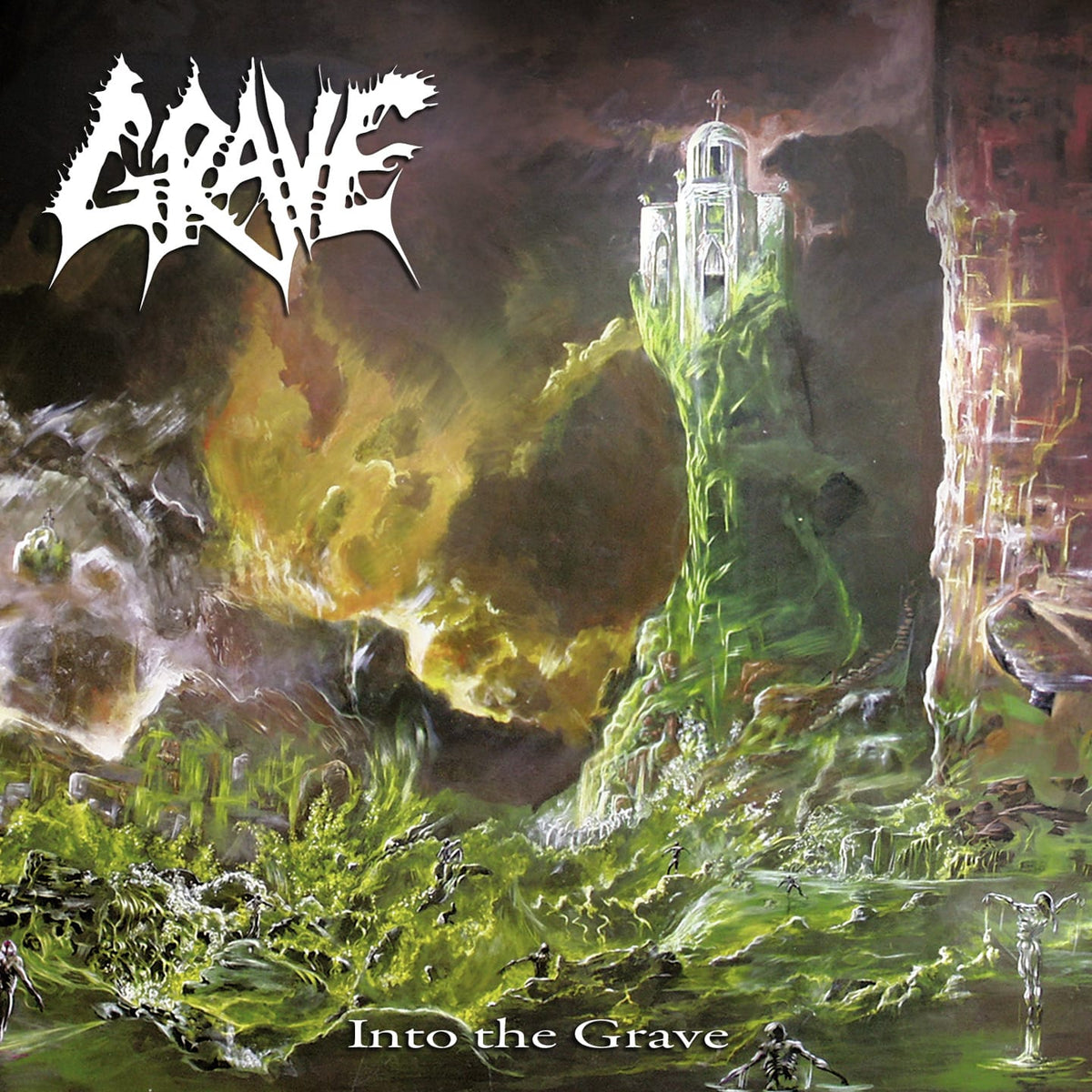 Grave  ‎– Into The Grave  CD, Album, Réédition, Remasterisé