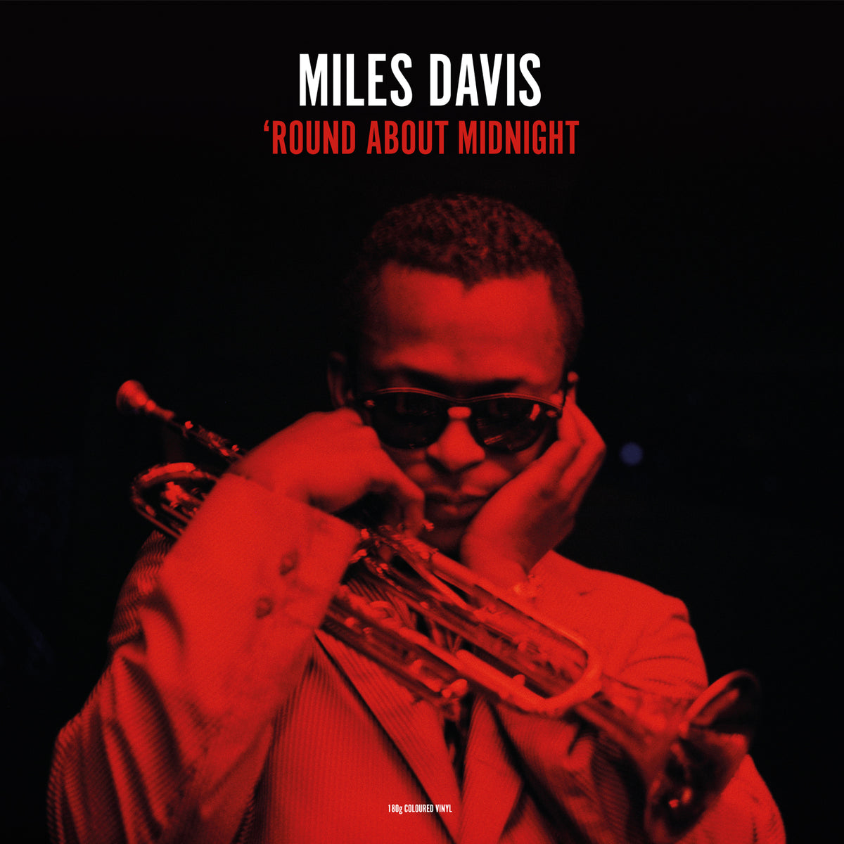 Miles Davis – 'Round About Midnight  Vinyle, LP, Album, Réédition, Rouge, 180 grammes