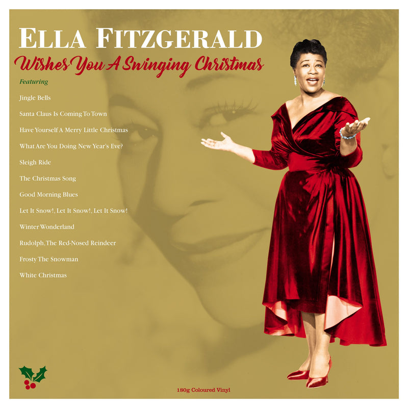 Ella Fitzgerald – Wishes You A Swinging Christmas Vinyle, LP, Album, Réédition, Vinyle de couleur or 180g