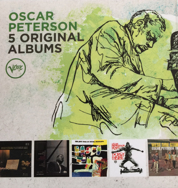 Oscar Peterson – 5 Original Albums  5 x CD, Album, Stéréo, Box Set, Compilation