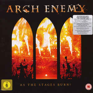 Arch Enemy ‎– As The Stages Burn!  2 × Vinyle, LP, Album, 180g +  DVD-Vidéo,