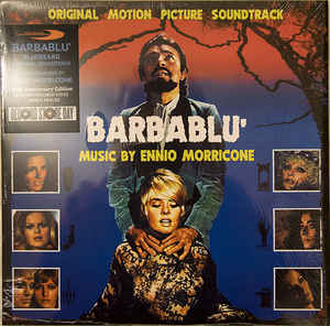 Ennio Morricone ‎– Barbablu' (Original Motion Picture Soundtrack) Vinyle, LP, Album, Édition limitée, Réédition, Remasterisé, Bleu
