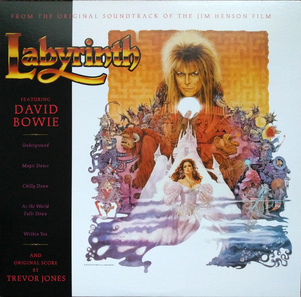 David Bowie, Trevor Jones – Labyrinth (From The Original Soundtrack Of The Jim Henson Film)  Vinyle, LP, Album, Réédition, Remasterisé