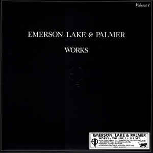 Emerson Lake & Palmer ‎– Works (Volume 1)  2 × Vinyle, LP, Album, Réédition, Remasterisé