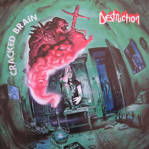 Destruction ‎– Cracked Brain  Vinyle, LP, Album, Edition limitée, Réédition, Blue Transparent Electric