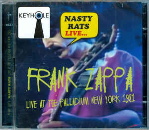 Frank Zappa ‎– Nasty Rats Live... Live At The Palladium New York 1981  2 × CD, Album