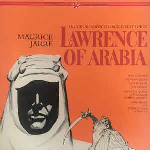 Maurice Jarre With The London Philharmonic Orchestra ‎– Original Soundtrack Recording: Lawrence Of Arabia  Vinyle, LP, Album, Stéréo