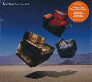 Gentle Giant ‎– Three Piece Suite  CD, compilation + Blu-ray Audio, Digipak