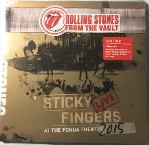 The Rolling Stones ‎– Sticky Fingers Live At The Fonda Theatre  3 × Vinyle, LP, Album + DVD NTSC