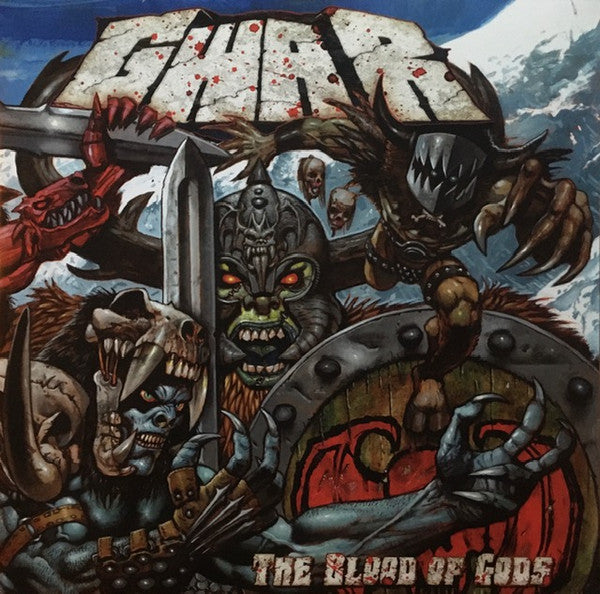 Gwar – The Blood Of Gods  2 x Vinyle, LP, Album, Clear With White/Blue Smokey Swirl