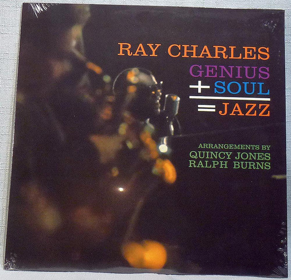 Ray Charles – Genius + Soul = Jazz  Vinyle, LP, Album, Édition Limitée, Réédition, Transparent, 140 Gr.