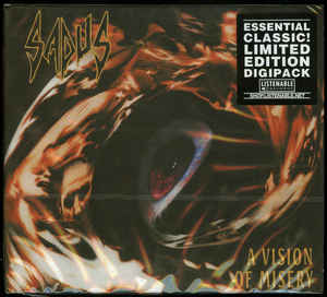 Sadus ‎– A Vision Of Misery  CD, Album, Édition Deluxe, Digipak