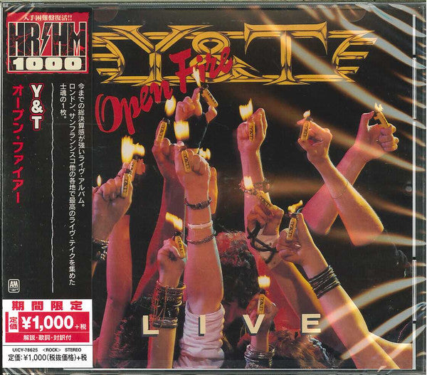 Y & T – Open Fire  CD, Album, Édition Limitée, Réédition