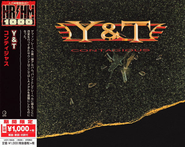 Y & T – Contagious  CD, Album, Édition Limitée, Réédition