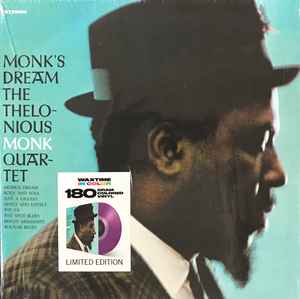 The Thelonious Monk Quartet ‎– Monk’s Dream Vinyle, LP, Album, Édition limitée, Réédition, Violet, 180g