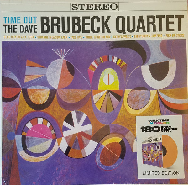 The Dave Brubeck Quartet – Time Out  Vinyle, LP, Album, Édition Limitée, Stéréo, Orange