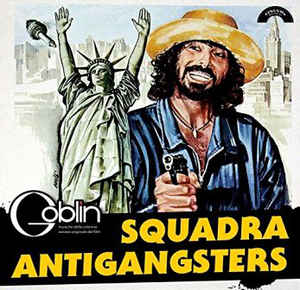 Goblin ‎– Squadra Antigangsters Vinyle, LP, Album, Édition limitée, Réédition, Bleu