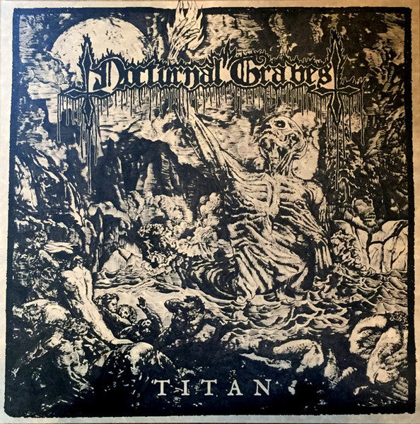 Nocturnal Graves – Titan  Vinyle, LP, Album, Édition limitée, Gold with Black Marble