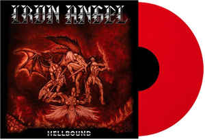 Iron Angel ‎– Hellbound  Vinyle, LP, Album, Edition limitée, Red Blood