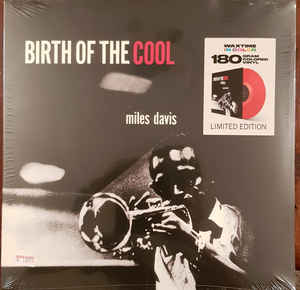 Miles Davis ‎– Birth Of The Cool  Vinyle, LP, Album, Compilation, Edition limitée, Réédition, Stéréo, Rouge