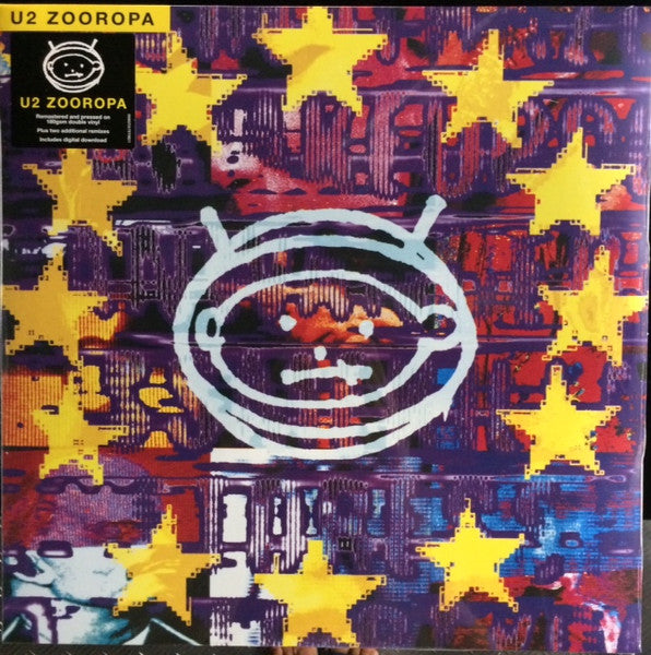 U2 – Zooropa  2 x Vinyle, LP, Album, Réédition, Remasterisé, 180g