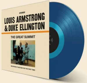 Louis Armstrong &amp; Duke Ellington ‎– The Great Summit  Vinyle, LP, Compilation, Édition limitée, Réédition, Stéréo, Bleu, 180g